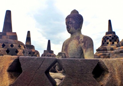 Borobudur Half Day Tour Climb to the Top of the Temple