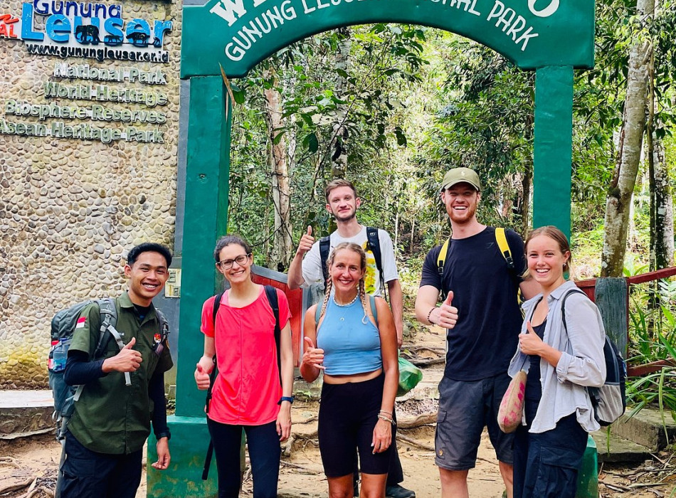 From Medan Bukit Lawang Jungle Trekking Full-Day Tour