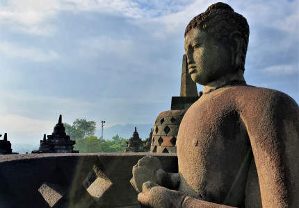 From Bali : Borobudur One Day Trip include flights