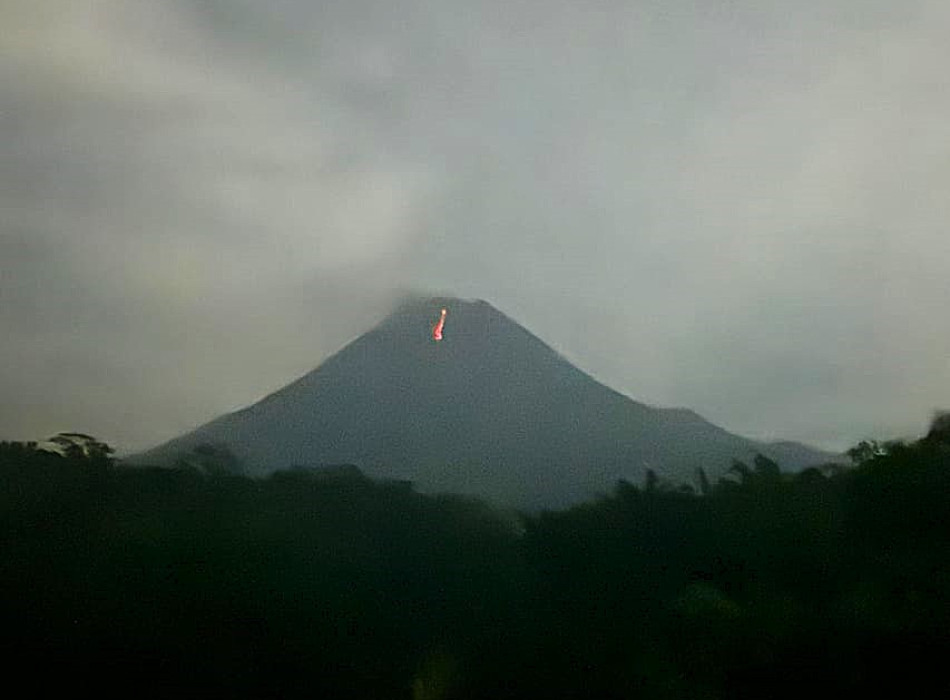 Yogyakarta Volcano : Mount Merapi Lava Flow View from Turgo Hill