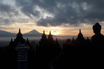 Sunrise at Borobudur Temple