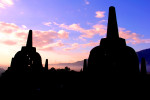 Sunrise at Borobudur Temple