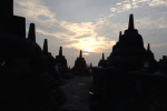 Sunrise at Borobudur Temple