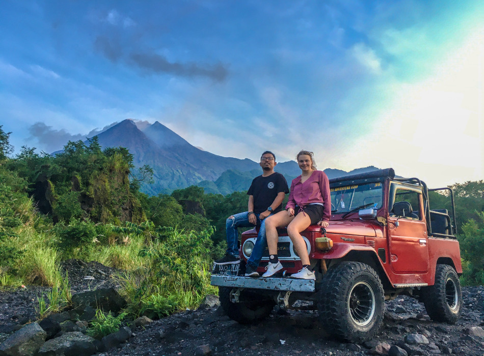 Sunrise at Borobudur Merapi Jeep Prambanan