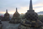 Sunrise at Borobudur go up to the Temple & Merapi Jeep Tours