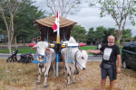 Ox Cart Riding Tour Through Villages in Prambanan Countryside